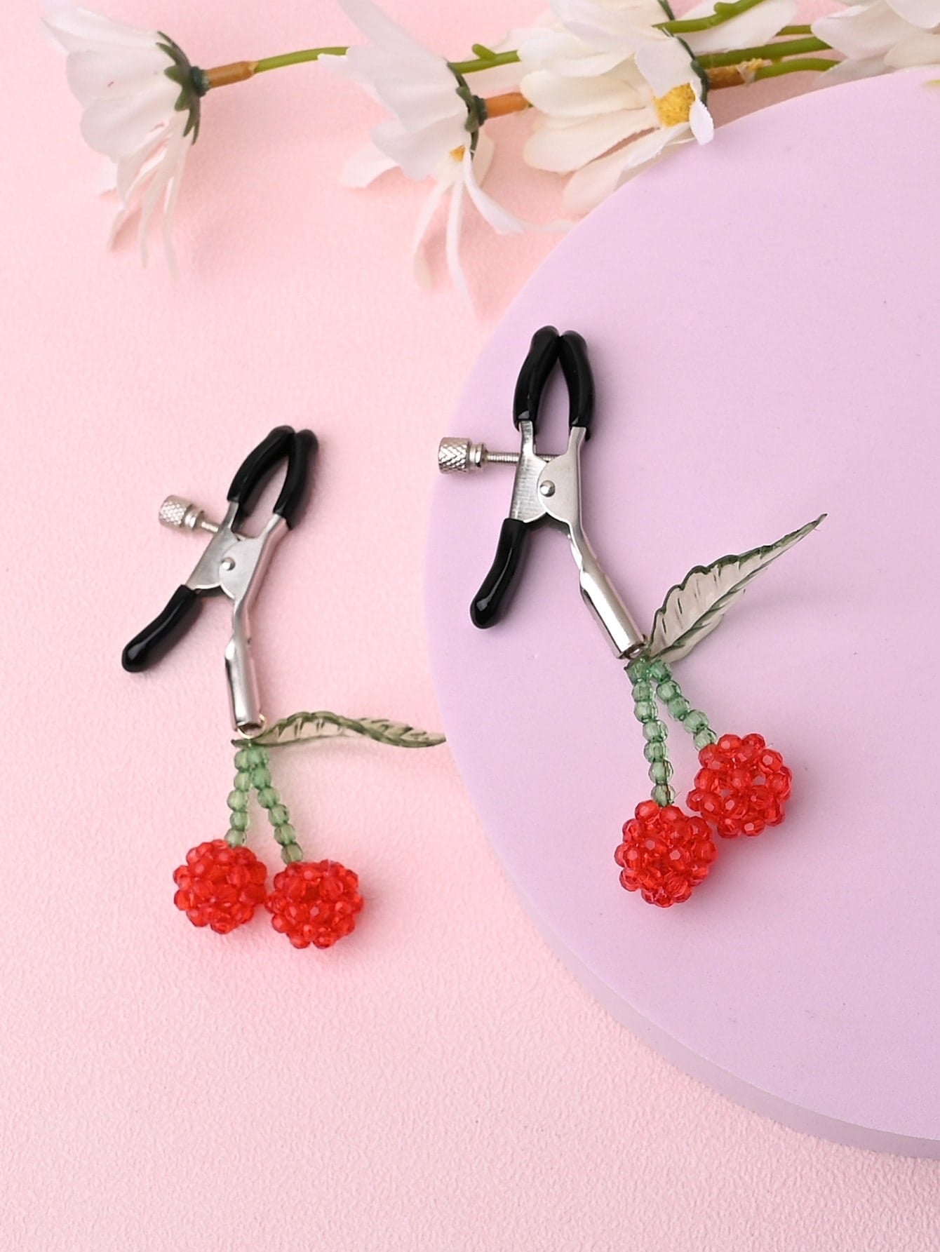 Cherry Nipple Clamps